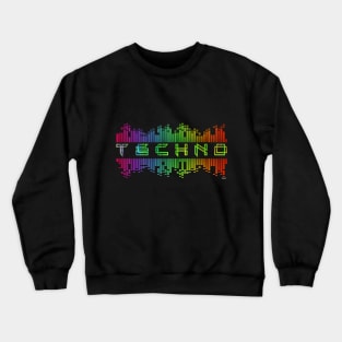 Techno Lover Equalizer EDM Music Festival Crewneck Sweatshirt